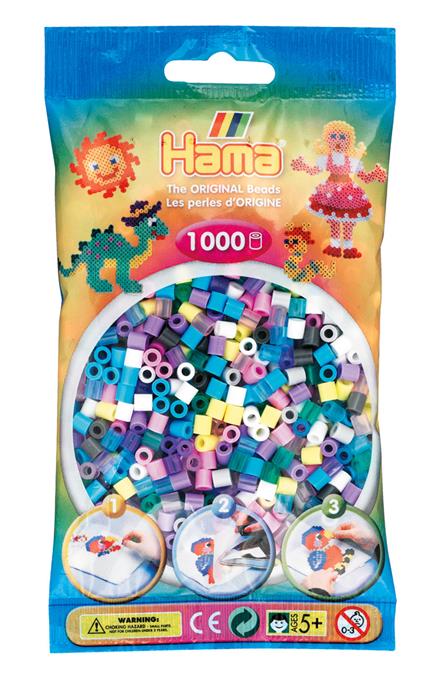 Hama Beads 207-69 profilo Mix di perline Multicolore 1000 pezzo(i)