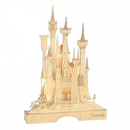Disney: Cenerentola Castello Illuminato Figura Da Collezione