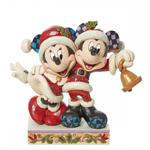 Disney: Enesco - Santa Mickey Y Minnie Traditions Figura Jim Shore