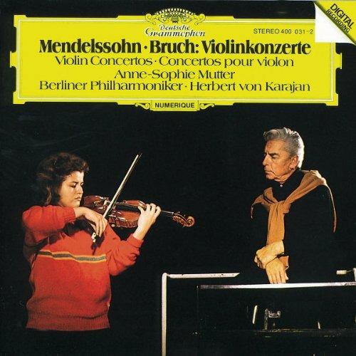 Concerto per violino / Concerto per violino - CD Audio di Herbert Von Karajan,Felix Mendelssohn-Bartholdy,Max Bruch,Anne-Sophie Mutter