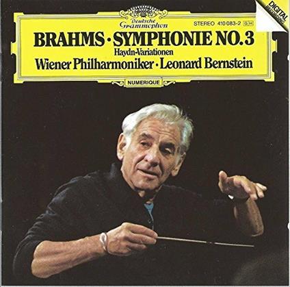 Symphonie No.3 - CD Audio di Leonard Bernstein,Johannes Brahms