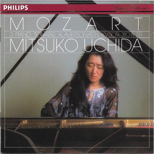 3 Piano Sonatas Kv 309, 310 & 311 - CD Audio di Wolfgang Amadeus Mozart,Mitsuko Uchida