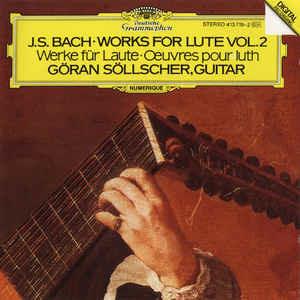 Works for Lute Vol.2 - CD Audio di Göran Söllscher
