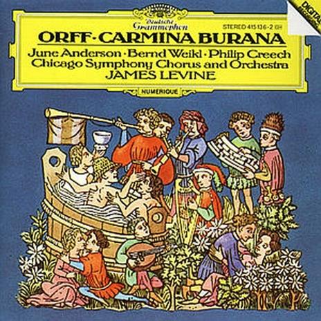 Carmina Burana - CD Audio di Carl Orff,James Levine,Chicago Symphony Orchestra
