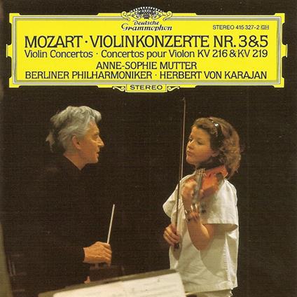 Violin Concertos - CD Audio di Wolfgang Amadeus Mozart