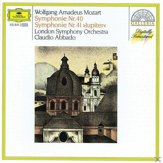 Sinfonie n.40, n.41 - CD Audio di Wolfgang Amadeus Mozart,Claudio Abbado,London Symphony Orchestra