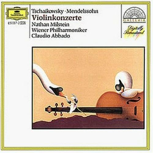 Concerti per violino - CD Audio di Pyotr Ilyich Tchaikovsky,Felix Mendelssohn-Bartholdy,Nathan Milstein,Claudio Abbado,Wiener Philharmoniker