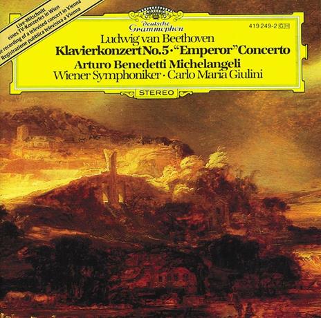 Concerto per pianoforte n.5 - CD Audio di Ludwig van Beethoven,Carlo Maria Giulini,Arturo Benedetti Michelangeli,Wiener Symphoniker