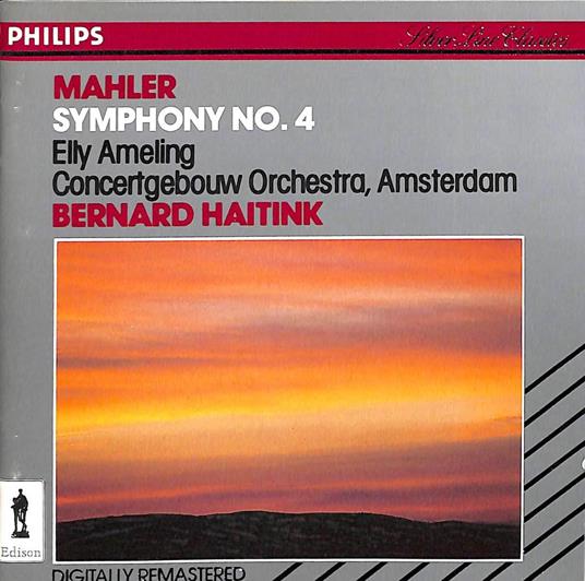Symphony No. 4 - CD Audio di Gustav Mahler