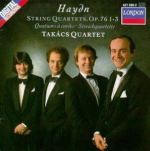 Quartetti per archi op.76 n.1, n.2, n.3 - CD Audio di Franz Joseph Haydn,Takacs Quartet