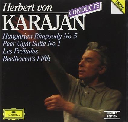 Conducts Beethoven, Grieg, Liszt - CD Audio di Herbert Von Karajan