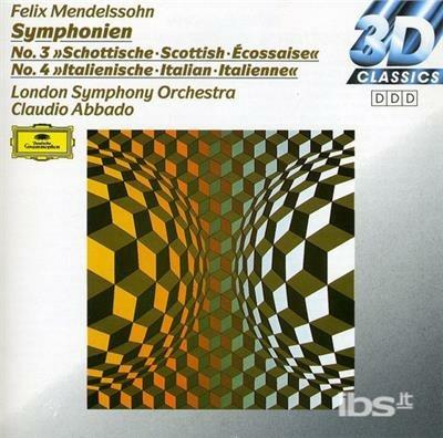 Sinfonie n.3, n.4 - CD Audio di Felix Mendelssohn-Bartholdy