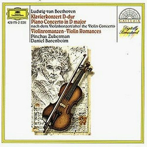 Concerto per pianoforte - Romanze per violino - CD Audio di Ludwig van Beethoven,Pinchas Zukerman,London Philharmonic Orchestra,English Chamber Orchestra,Daniel Barenboim