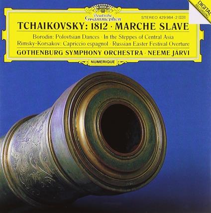Ouverture 1812- Marcia slava / Danze polovesiane / Capriccio spagnolo (Import) - CD Audio di Pyotr Ilyich Tchaikovsky,Nikolai Rimsky-Korsakov,Alexander Borodin