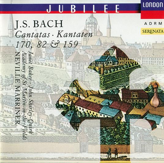 Cantatas 82,159,170 - CD Audio di Johann Sebastian Bach