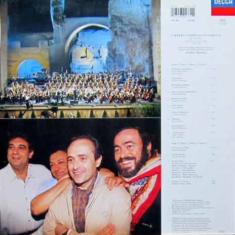 In Concert - Vinile LP di Placido Domingo,Luciano Pavarotti,José Carreras - 2