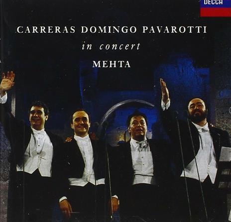 Carreras Domingo Pavarotti in Concert Roma '90 - CD Audio di Placido Domingo,Luciano Pavarotti,José Carreras