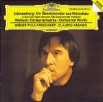 Un sopravvissuto di Varsavia / Studi per orchestra - CD Audio di Arnold Schönberg,Anton Webern,Claudio Abbado,Wiener Philharmoniker