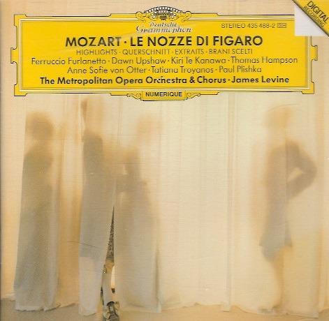 Le Nozze di Figaro (Selezione) - CD Audio di Wolfgang Amadeus Mozart,James Levine
