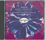 Adagio - Sinfonia n.1 - CD Audio di Samuel Barber,David Zinman,Baltimore Symphony Orchestra