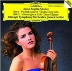Concerto per violino / Time Chant - CD Audio di Alban Berg,Wolfgang Rihm,James Levine,Anne-Sophie Mutter,Chicago Symphony Orchestra