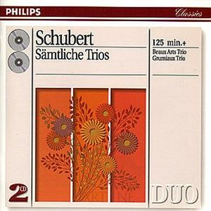 CD Trii completi Franz Schubert Beaux Arts Trio Grumiaux Trio