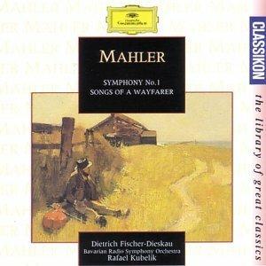 Sinfonia n.1 - Lieder Eines Fahrenden Gesellen - CD Audio di Gustav Mahler,Rafael Kubelik,Dietrich Fischer-Dieskau