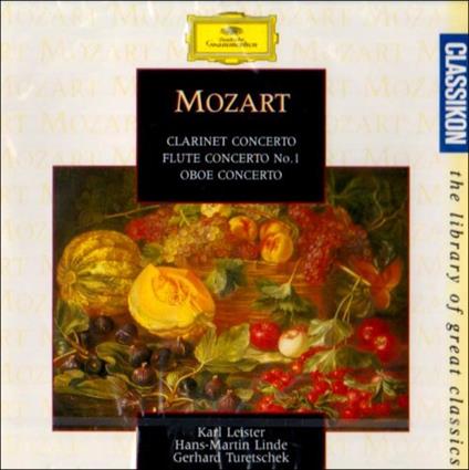 Wolfgang Amadeus Mozart - Clarinet, Flute & Oboe Concertos - CD Audio di Wiener Philharmoniker