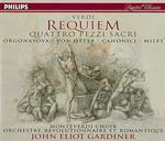 Messa da Requiem - Quattro pezzi sacri - CD Audio di Giuseppe Verdi,John Eliot Gardiner,Orchestre Révolutionnaire et Romantique