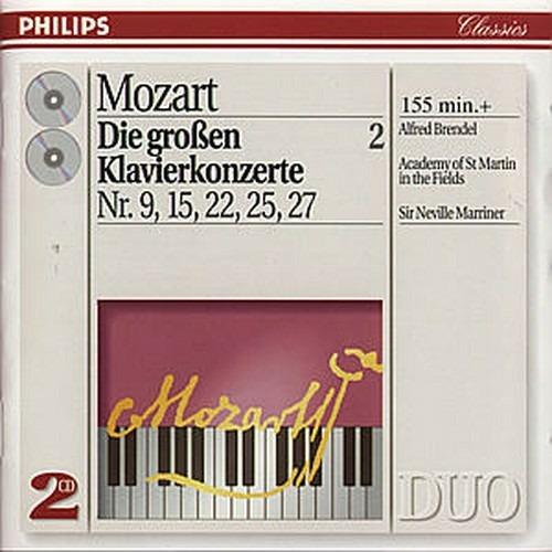 Concerti per pianoforte vol.2: n.9, n.15, n.22, n.25, n.27 - CD Audio di Wolfgang Amadeus Mozart,Alfred Brendel,Neville Marriner,Academy of St. Martin in the Fields