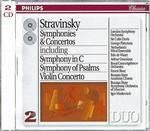 Sinfonie - Concerti - CD Audio di Igor Stravinsky