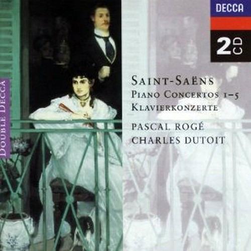 Concerti per pianoforte n.1, n.2, n.3, n.4, n.5 - CD Audio di Camille Saint-Saëns,Charles Dutoit,Pascal Rogé
