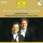 Concerti per violino completi - CD Audio di Wolfgang Amadeus Mozart,James Levine,Itzhak Perlman,Wiener Philharmoniker