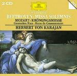 Missa Solemnis / Messa dell'incoronazione K317 - CD Audio di Ludwig van Beethoven,Wolfgang Amadeus Mozart,Herbert Von Karajan,Berliner Philharmoniker