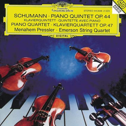 Quintetto con pianoforte op.44 - Quartetto op.47 - CD Audio di Robert Schumann,Emerson String Quartet,Menahem Pressler