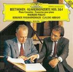 Concerti per pianoforte n.3, n.4 - CD Audio di Ludwig van Beethoven,Maurizio Pollini,Claudio Abbado,Berliner Philharmoniker