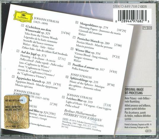 Valzer - Polke - Marce - CD Audio di Johann Strauss,Josef Strauss,Herbert Von Karajan,Berliner Philharmoniker - 2