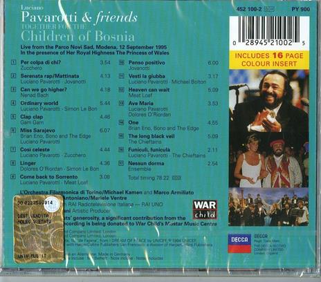 Pavarotti & Friends Together for the Children of Bosnia - CD Audio - 2