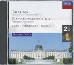 Concerti per pianoforte n.1, n.2 - Concerto per violino - CD Audio di Johannes Brahms,Vladimir Ashkenazy,Radu Lupu