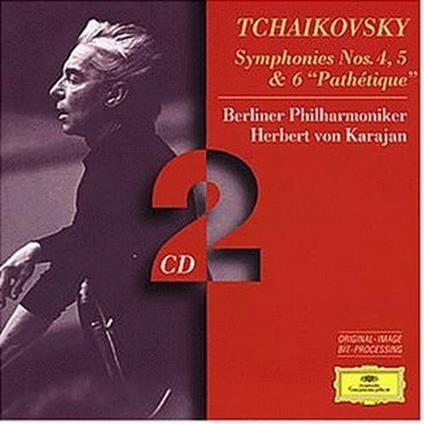 Sinfonie n.4, n.5, n.6 - CD Audio di Pyotr Ilyich Tchaikovsky,Herbert Von Karajan,Berliner Philharmoniker