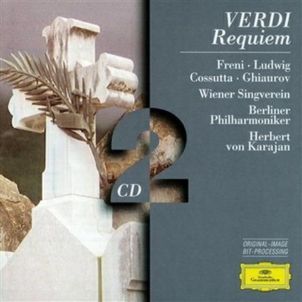 Messa da Requiem / Te Deum - CD Audio di Anton Bruckner,Giuseppe Verdi,Mirella Freni,Christa Ludwig,Nicolai Ghiaurov,Carlo Cossutta,Herbert Von Karajan,Berliner Philharmoniker