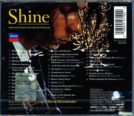 Shine (Colonna sonora) - CD Audio di Sergei Rachmaninov - 2