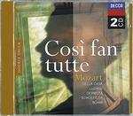 Così fan tutte - CD Audio di Wolfgang Amadeus Mozart,Christa Ludwig,Lisa Della Casa,Karl Böhm,Wiener Philharmoniker