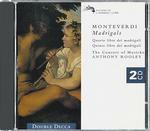 Madrigali - CD Audio di Claudio Monteverdi