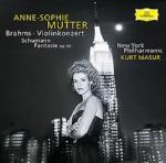 Concerto per violino / Fantasia per violino op.131 - CD Audio di Johannes Brahms,Robert Schumann,Kurt Masur,Anne-Sophie Mutter,New York Philharmonic Orchestra