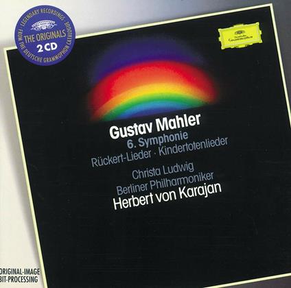 Sinfonia n.6 - Rückert-Lieder - Kindertotenlieder - CD Audio di Gustav Mahler,Herbert Von Karajan,Christa Ludwig,Berliner Philharmoniker