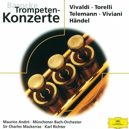 Concerti barocchi per tromba - CD Audio di Maurice André,Georg Philipp Telemann,Antonio Vivaldi,Georg Friedrich Händel,Giuseppe Torelli