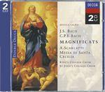 Magnificat / Magnificat / Messa di Santa Cecilia - CD Audio di Carl Philipp Emanuel Bach,Johann Sebastian Bach,Alessandro Scarlatti,King's College Choir,St. John's College Choir