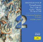 Sinfonie n.11, n.12 - October - Amleto (Hamlet) - L'età dell'oro - CD Audio di Dmitri Shostakovich,Neeme Järvi,Göteborg Symphony Orchestra
