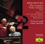 Sonate per pianoforte e violino complete vol.1 - CD Audio di Ludwig van Beethoven,Wilhelm Kempff,Yehudi Menuhin